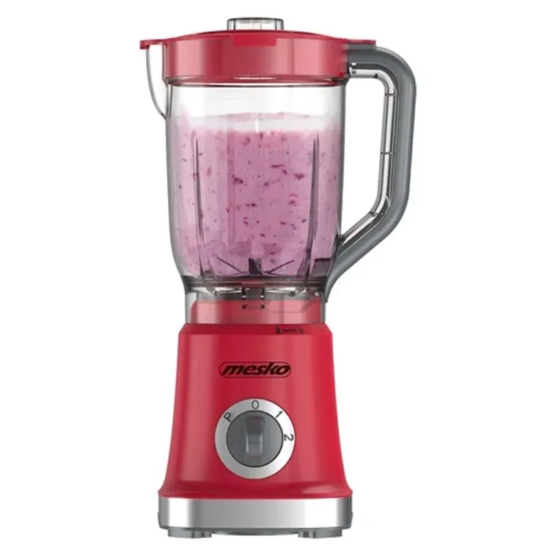 Frullatore Elettrico Lame Acciaio Caraffa 1,8L 1000W 2 Velocita + Pulse Rosso Sconto