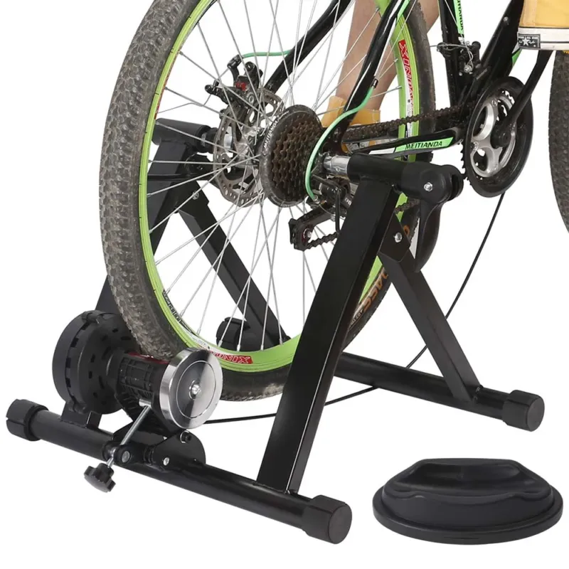 Bike Trainer Bici Biciletta Indoor Supporto Magnetico 6 Livelli Allenamento Prezzo Scontato