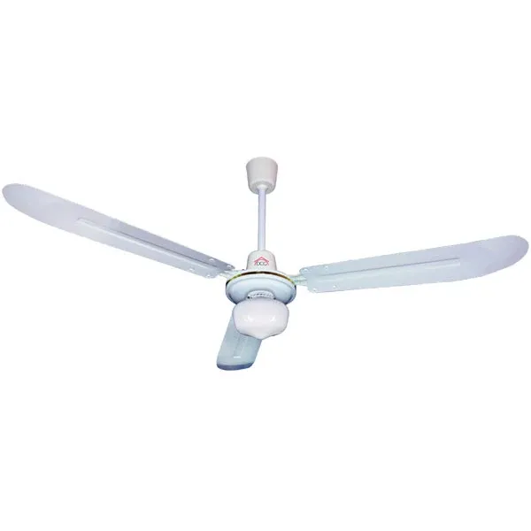 Ventilatore da Soffito Bianco 3 pale con Luce Plafoniera DCG 50W 3 Velocita Spedito Oggi
