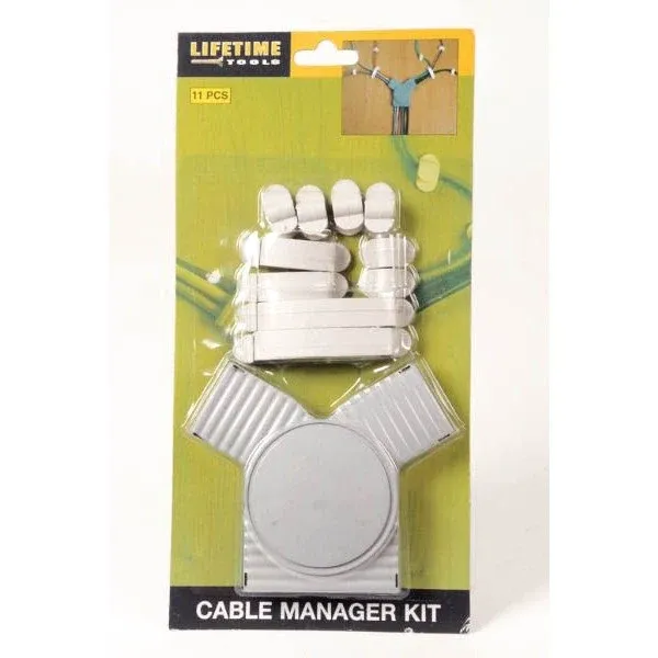 Kit 11 pezzi organizer organizza sistema cavi in plastica Di Tendenza