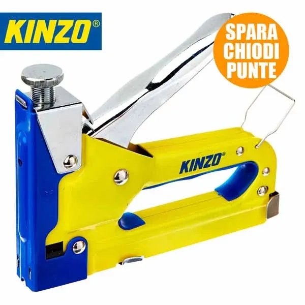 Pinzatrice Graffatrice Tridirezionale Professional 600 Punte Assortite Kinzo Di Tendenza