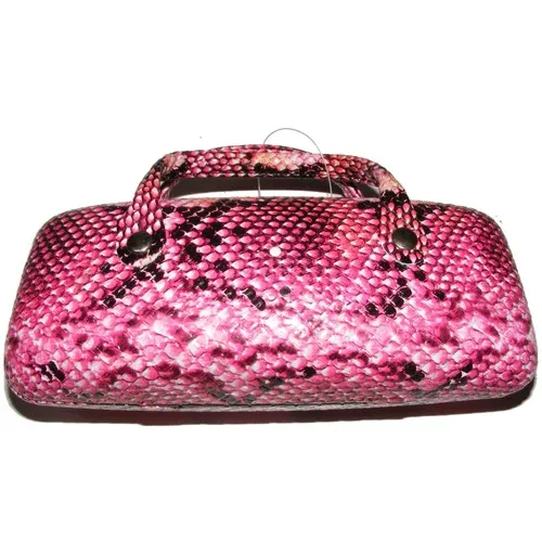 Must-Have Astuccio Occhiali da Sole Vista Colori Assortiti Pelle di Serpente Custodia