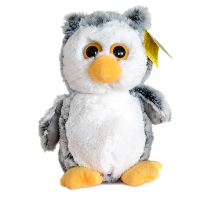 Occasione Peluche Gufo Gufetto Civetta Morbido Soffice Tenero Amico Altezza 24 cm