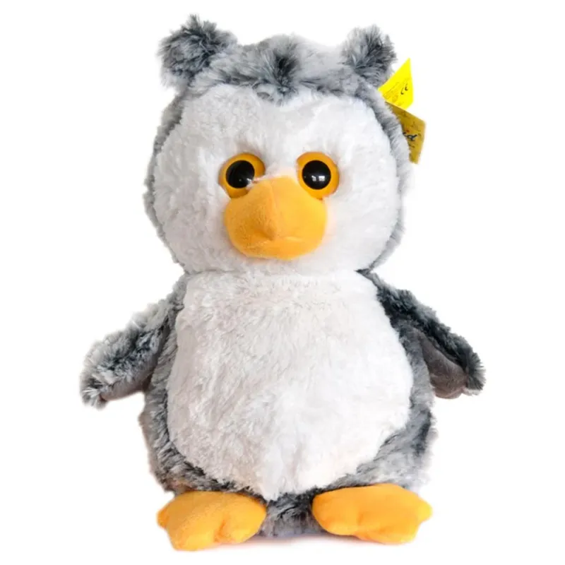 Esclusivo Peluche Gufo Gufetto Civetta Morbido Soffice Tenero Amico Altezza 32 cm
