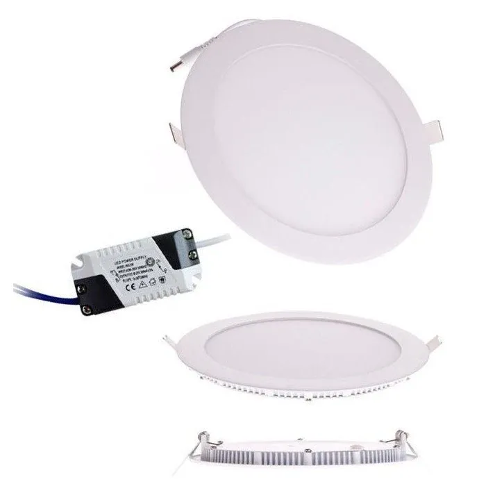 Acquista Ora Pannello Faretto LED 18W Tondo 22,5 CM Bianco Freddo 15000 Ore Con Alimentatore