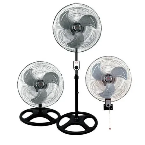 Pagamento Sicuro Ventilatore 3 in 1 Con 3 Velocita‘ a Piantana Da tavolo a Parete DCG VE1695