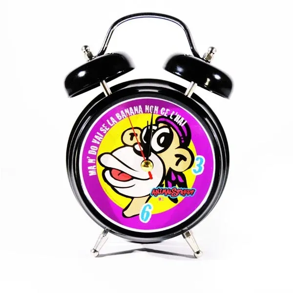 A Buon Prezzo Sveglia Orologio Piccola Animal Street M.J. con Verso Animale Colore Nero