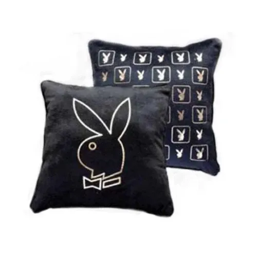 Cuscino quadrato Playboy 35 x 35 cm Nero Serie Logo In Poliestere Compra Oggi Stesso