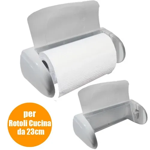 Portarotolo a muro per Carta da Cucina Facile Inserimento Adatto per Scottex Economico