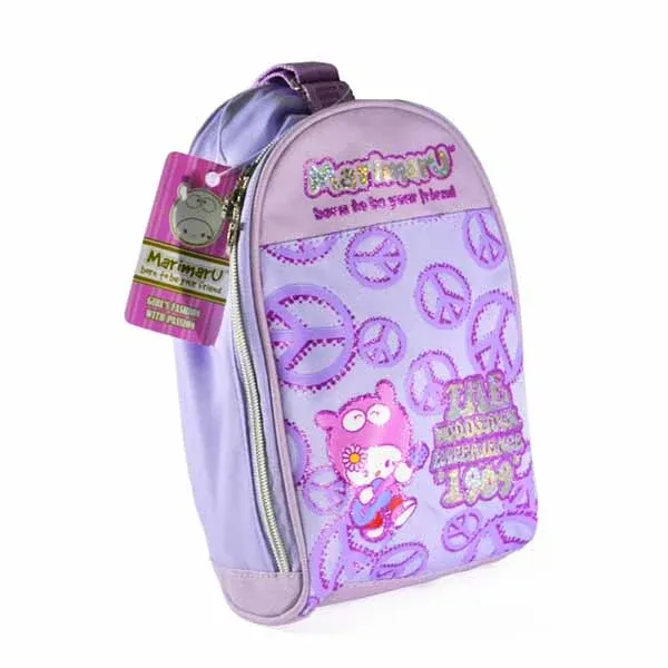 Esclusivo Borsa Porta Scarpe Ciabatte Marimaru Forma Rettangolare Glitter PVC Colore Lilla