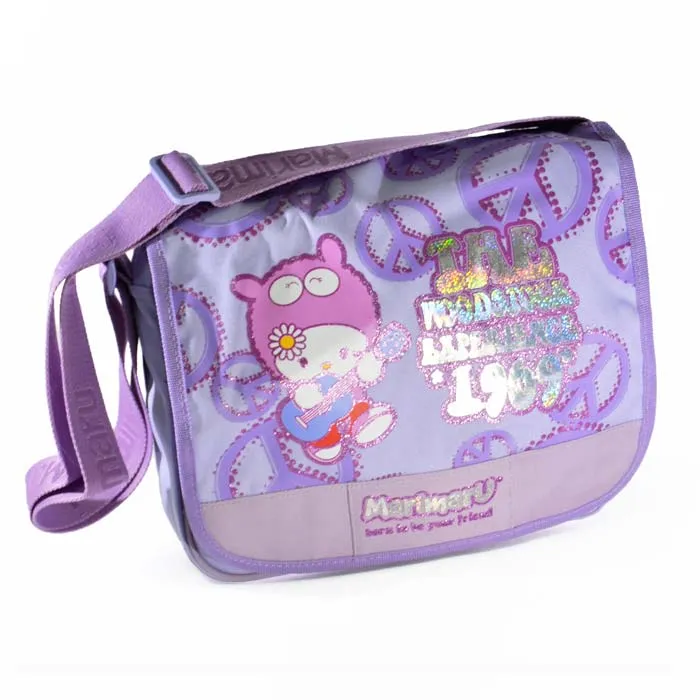 Borsa Marimaru Con Tracolla Zainetto Modello Postina Lilla 33x8x29cm Nuova Collezione