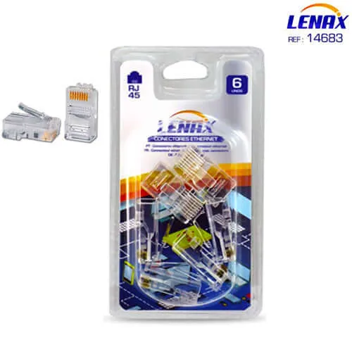 6 Connettori Di Rete RJ-45X6 Connettore Per Rete Ethernet Ufficio Casa Lenax Compra Online