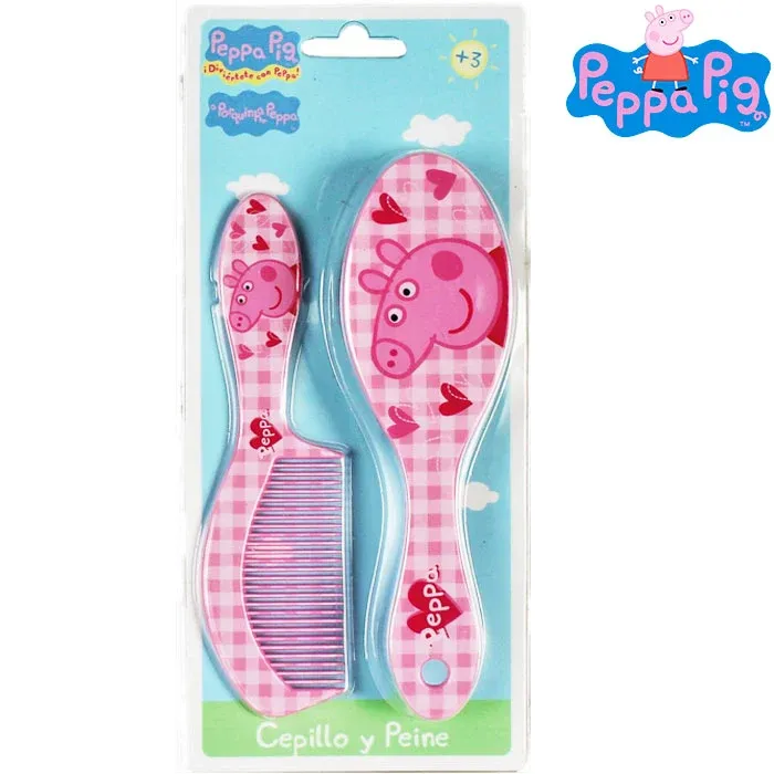 Kit di Bellezza Peppa Pig Spazzola e Pettine Accessori Bambine Capelli Offerta Limitata
