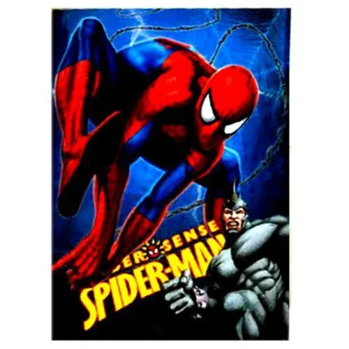 Coperta in Pile Plaid 120 x 150 cm Marvel Spiederman con Custodia Trasparente Compra Oggi Stesso