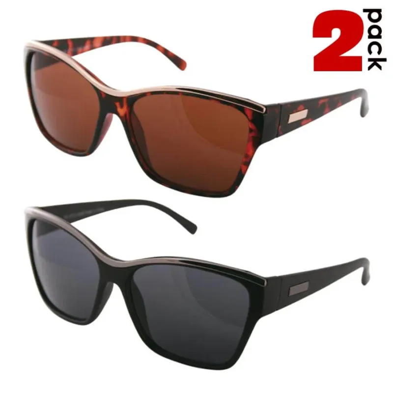 Miglior Prezzo 2 Occhiali da Sole ReflexxVision UV 400 Donna modello Cagliari Colori Assortiti