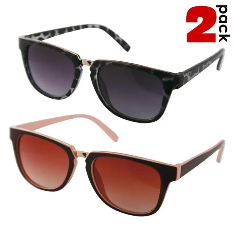 2 Occhiali da Sole ReflexxVision UV 400 Donna modello Catania Colori Assortiti Must-Have
