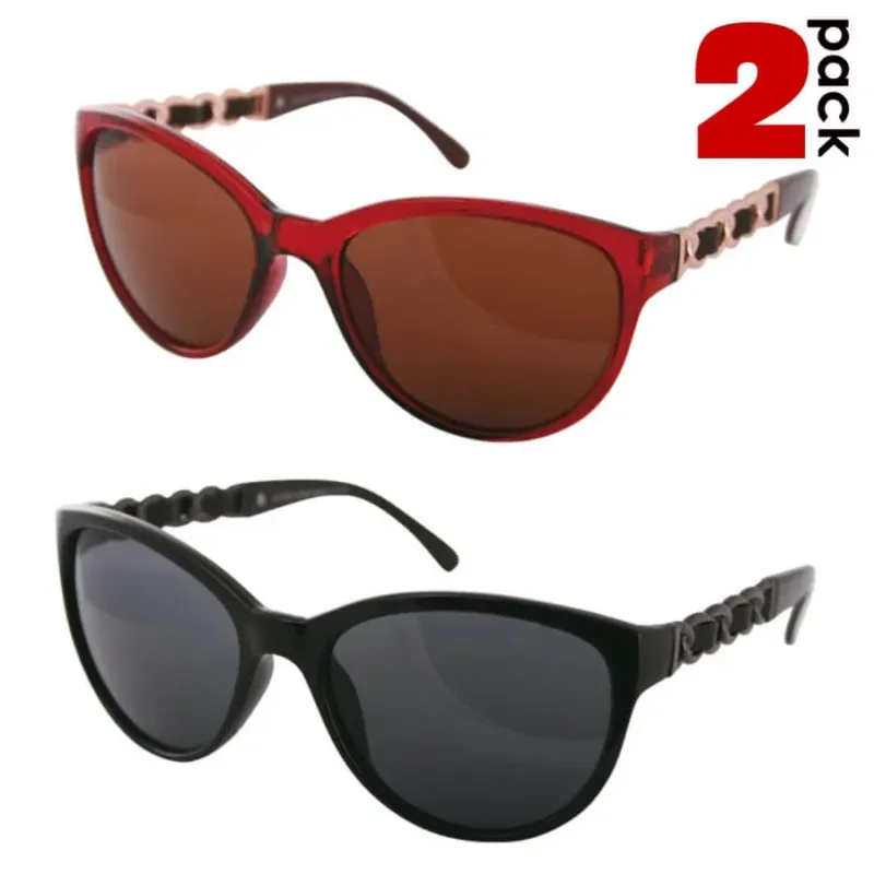 Compra Oggi Stesso 2 Occhiali da Sole ReflexxVision UV 400 Donna modello Ancona Colori Assortiti