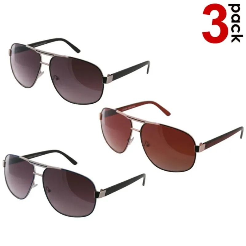 3 Occhiali da Sole ReflexxVision UV 400 Uomo modello Catanzaro Colori Assortiti Scelto Dai Clienti