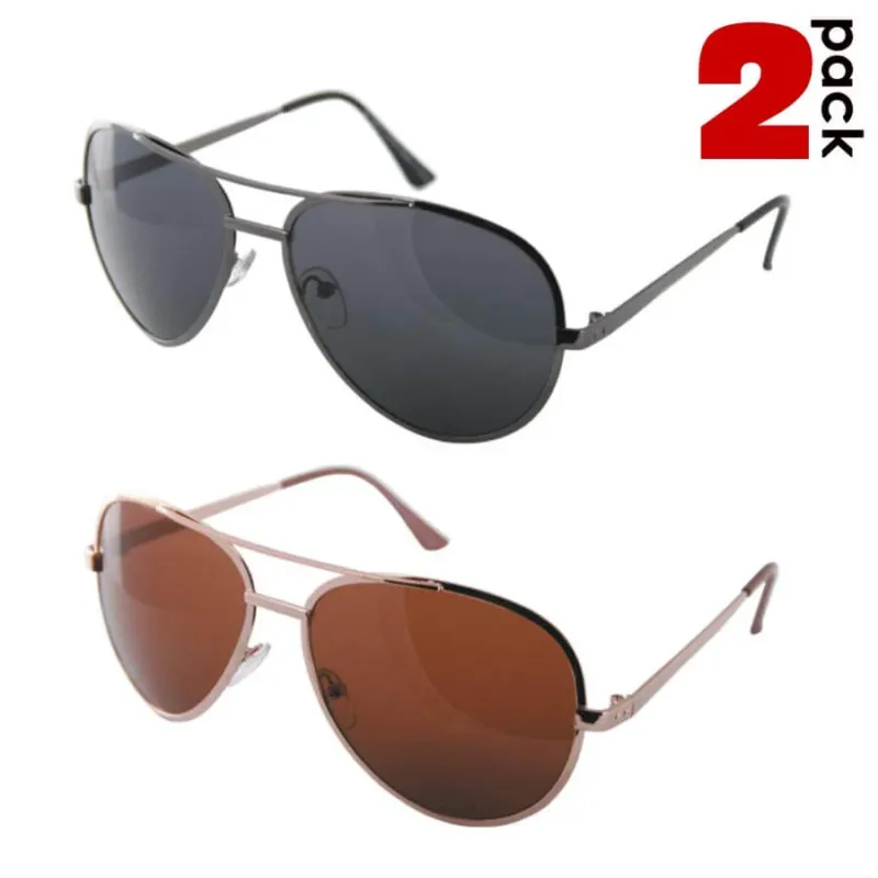 2 Occhiali da Sole ReflexxVision UV 400 Unisex modello Lecce Colori Assortiti Promo Stagionale