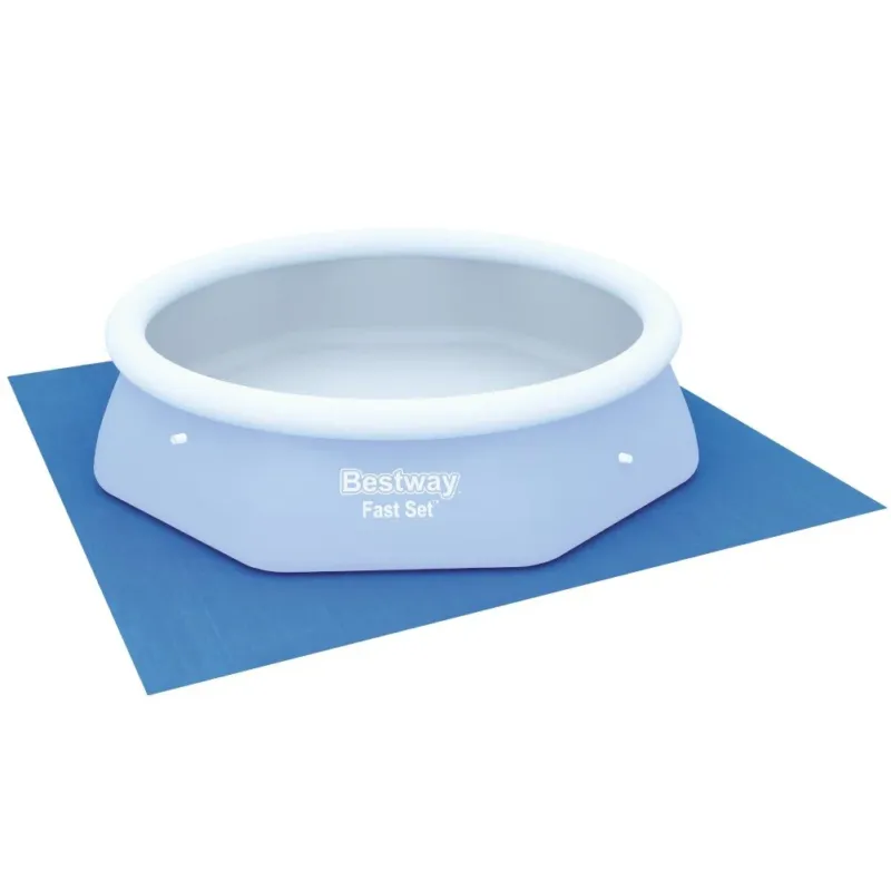 Tappetino Base Per Piscina 396x396cm Tappeto Quadrato PVC Telo Bestway 58002 Bestseller