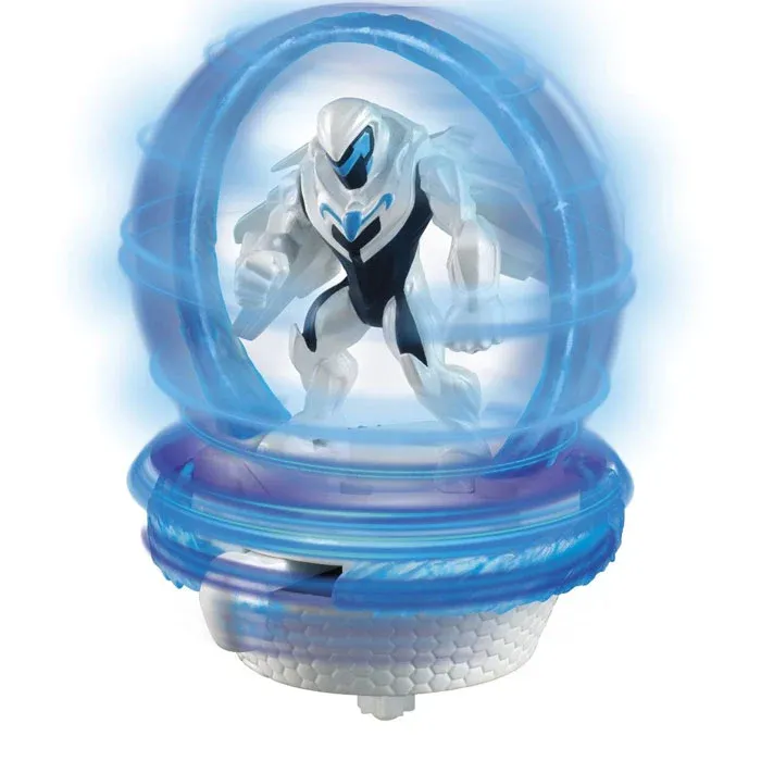 A Buon Prezzo Max Steel Turbo Battle Bianco con Rampa di Lancio Personaggio e Accessorio