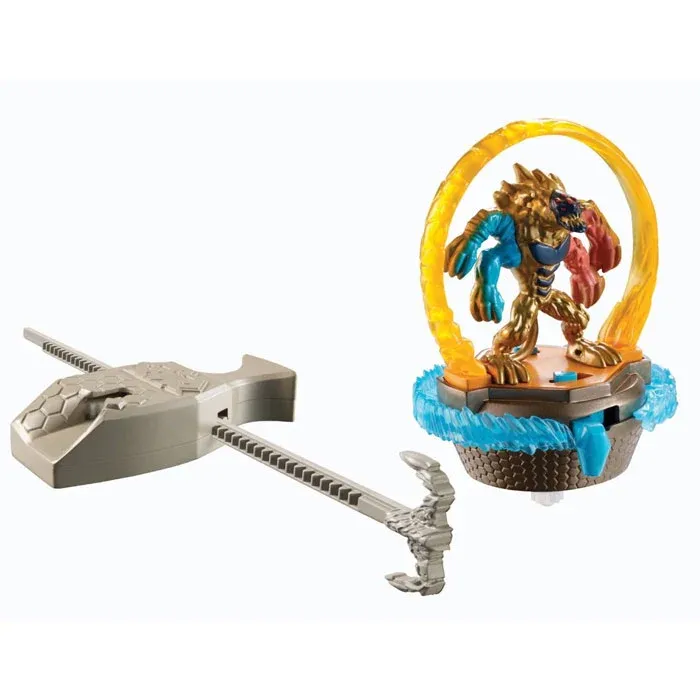 Max Steel Turbo Battle Elementor con Rampa di Lancio Personaggio e Accessorio Promo Stagionale