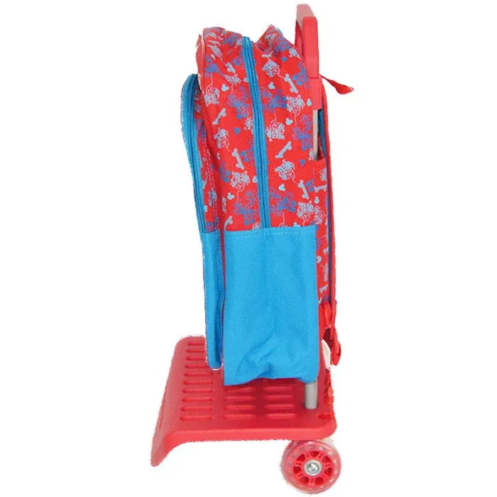 Zainetto Scuola Microfibra con Carrello Trolley Estraibile 2 Ruote Mickey Mouse Ultima Occasione