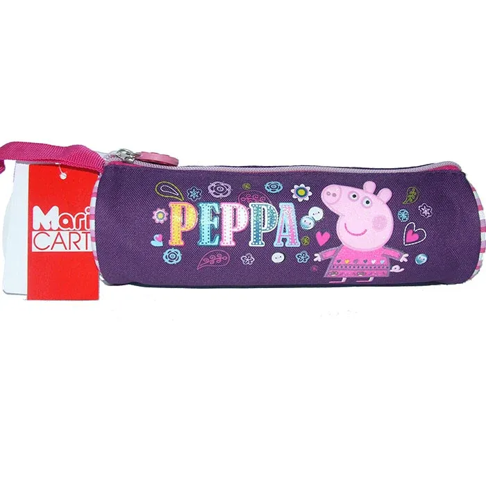 Tombolino Portacolori Portapastelli Scuola o il Disegno in Tessuto Peppa Pig Pagamento Sicuro