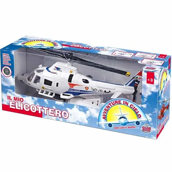 Elicottero Modellino Doppia Elica Gioco Bambini 2 Colori Grandi Giochi Affare