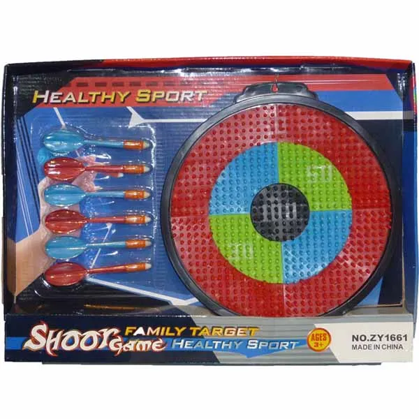 Dardo Bersaglio con 6 Freccette Diametro 25 cm Linea Grandi Giochi Economico