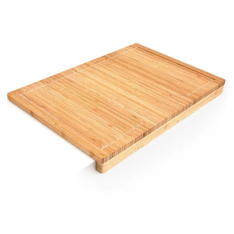 Novità Tagliere Piano di Lavoro in Legno di Bambu per Tagliare Verdura Carne 56x38x5cm