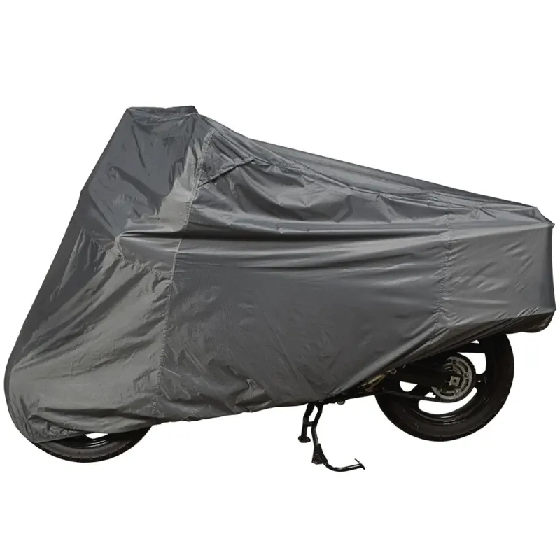 Consegna Rapida Coprimoto Universale con Cinghia Clip Telo Impermeabile 228 x 125 cm Grigio