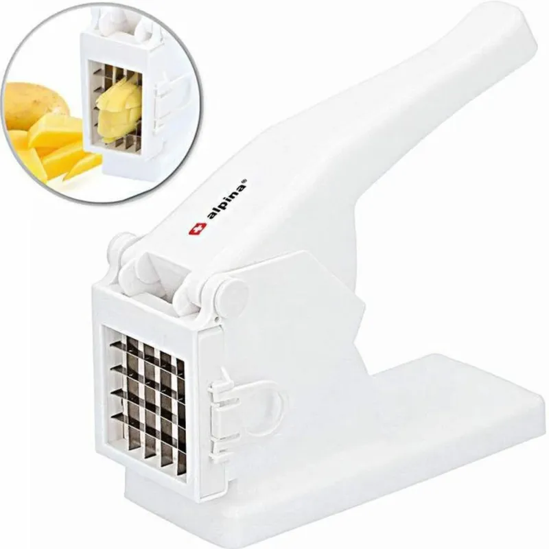 Non Perdere Tagliapatate per Patatine Stick Tagliaverdure Manuale Lame Acciaio Inossidabile
