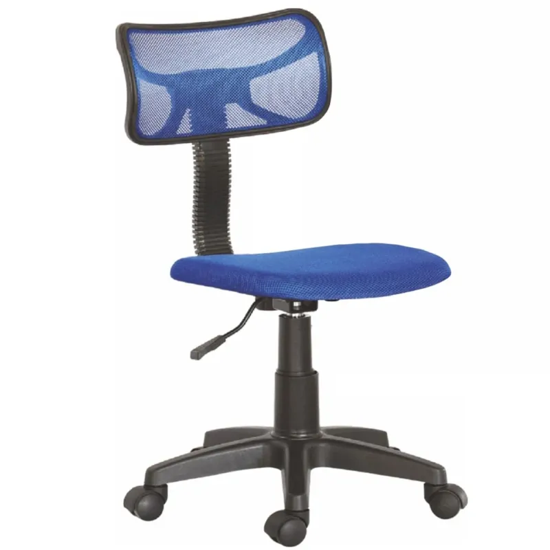 Sedia Girevole 5 Ruote Ufficio Cameretta Scrivania Schienale Ergonomico Blu Ultimissimo Modello