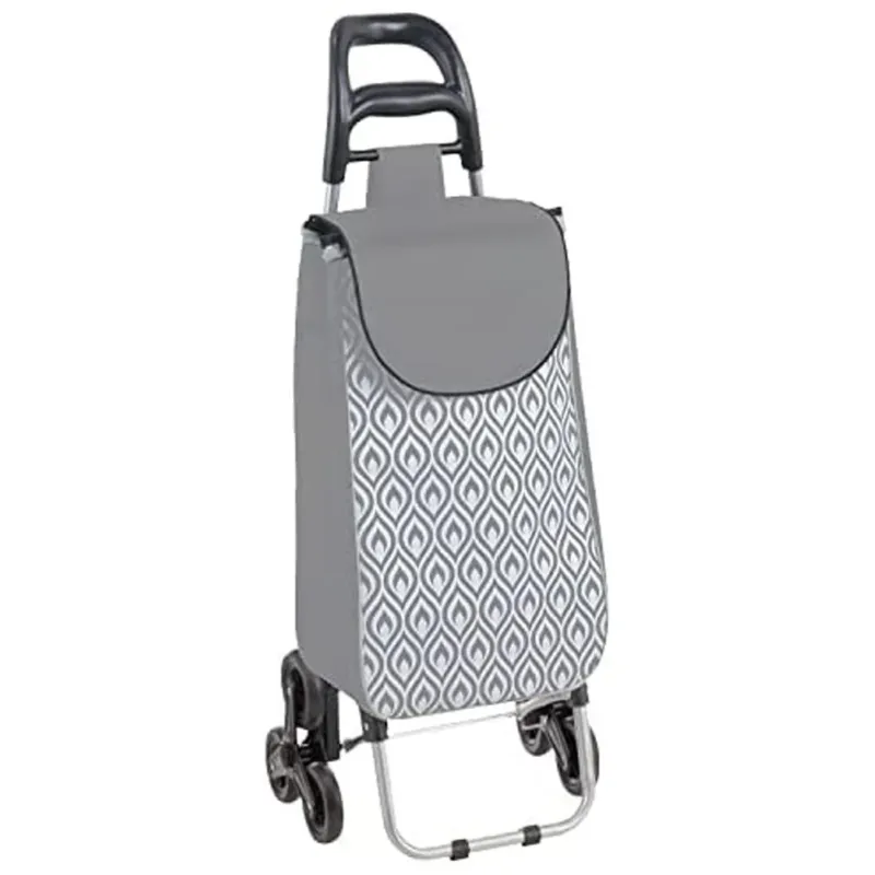 Carrello Portaspesa Porta Spesa Trolley 3 Ruote Sali Scendi Scale Pieghevole Offerta