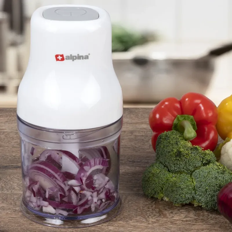 Tritatutto Elettrico 360 ml Potenza 200W Sminuzzatore Alimenti Lame Acciaio Inox Promozione