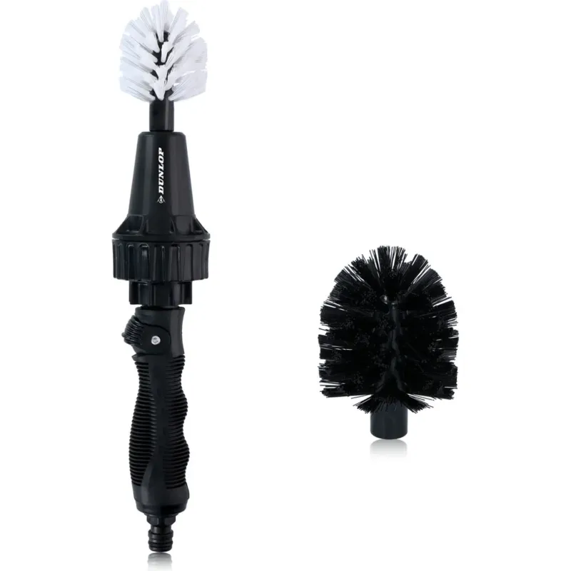 Spazzola Ruotante per Pulizia Cerchioni con Attacco per Tubo da 3/4" 2 Spazzole Bestseller