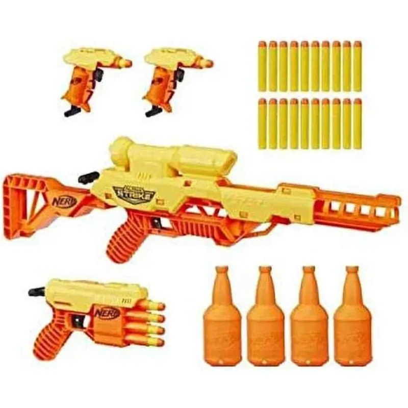 Hasbro Nerf Alpha Strike 25 Colpi Set da 33 Pezzi 8+ Anni Gioco Idea Regalo Spedizione Espresso
