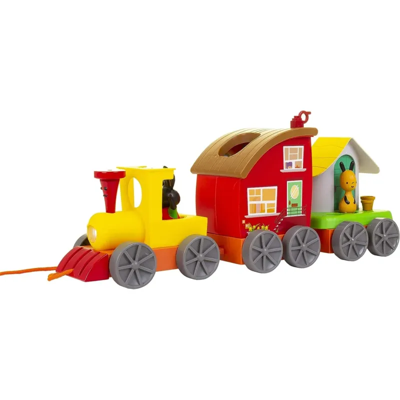 Promozione Esclusiva Bing Set Treno Locomotiva e Flop Playset con Luci e Suoni Giocattolo Idea Regalo
