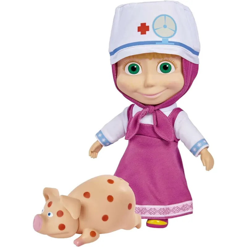 Simba Masha Bambola Veterinaria 23 cm 3+ anni Gioco Bambini Idea Regalo Popolare