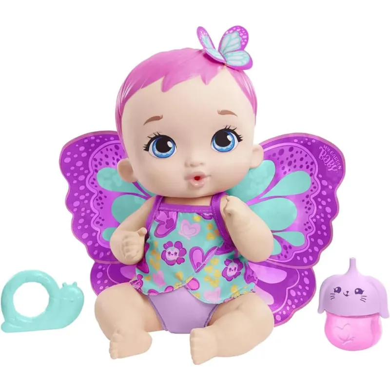 Novità My Garden Baby Bambola Junior Farfalla Rosa Alta 30 cm Gioco Idea Regalo