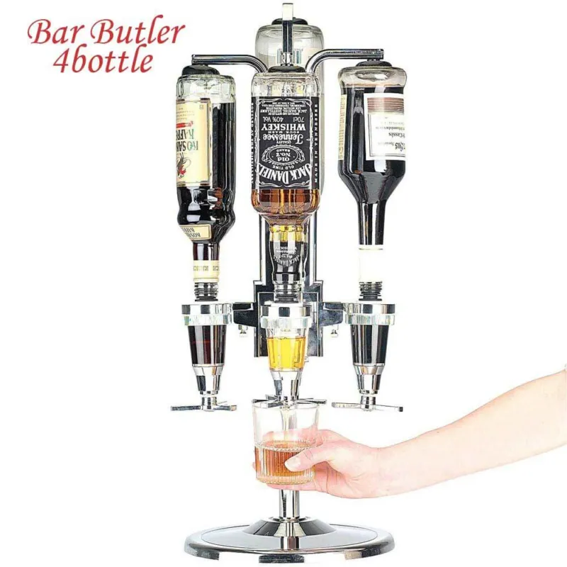 Portabottiglie Spillatore Dosatore Tavolo Tavola Birra Bevande Alcolici 4 Posti Economico