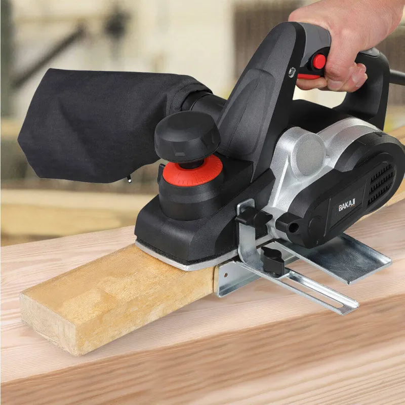 Offerta Speciale Pialla Elettrica Piallatrice 900W Levigatrice Pialletto Legno + Guida Parallela