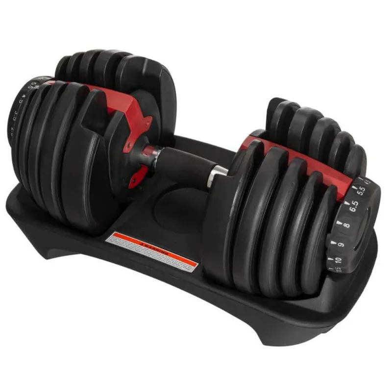 Promozione Manubrio Pesi Dumbbell Regolabile a Carico Variabile Da 2 a 24kg Multifunzionale