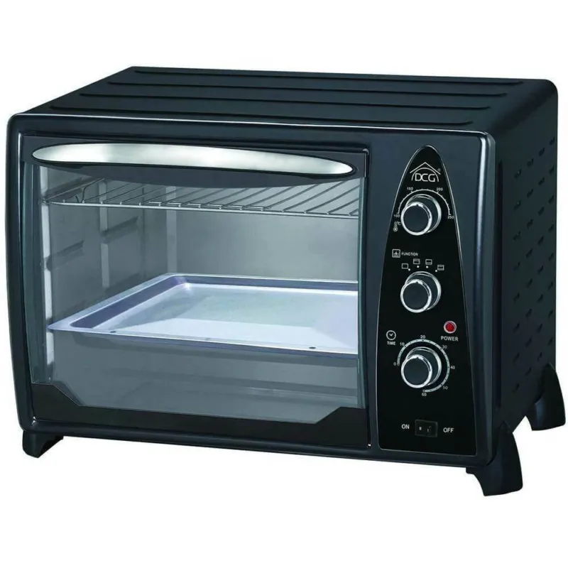 Forno Elettrico Ventilato 35 Litri 1500W Con Timer e Termostato DCG MB9835N Nero Spedizione Espresso