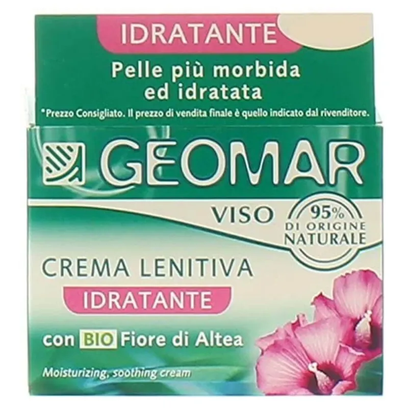 Soddisfatti O Rimborsati Geomar Crema Viso Idratante Lenitiva con Bio Fiori di Altea 50ml Pelle Morbida