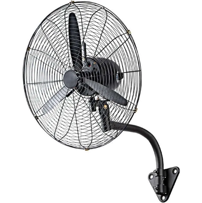 Ventilatore Industriale a Parete Potenza 200 W Diametro 76 cm in Acciaio Nero Prezzo Di Fabbrica