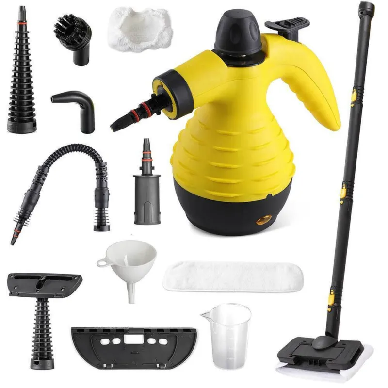 Pulitore Vapore Portatile 1050W 300ml 3 bar Accessori Pulizia Scopa Telescopica Compra Oggi Stesso