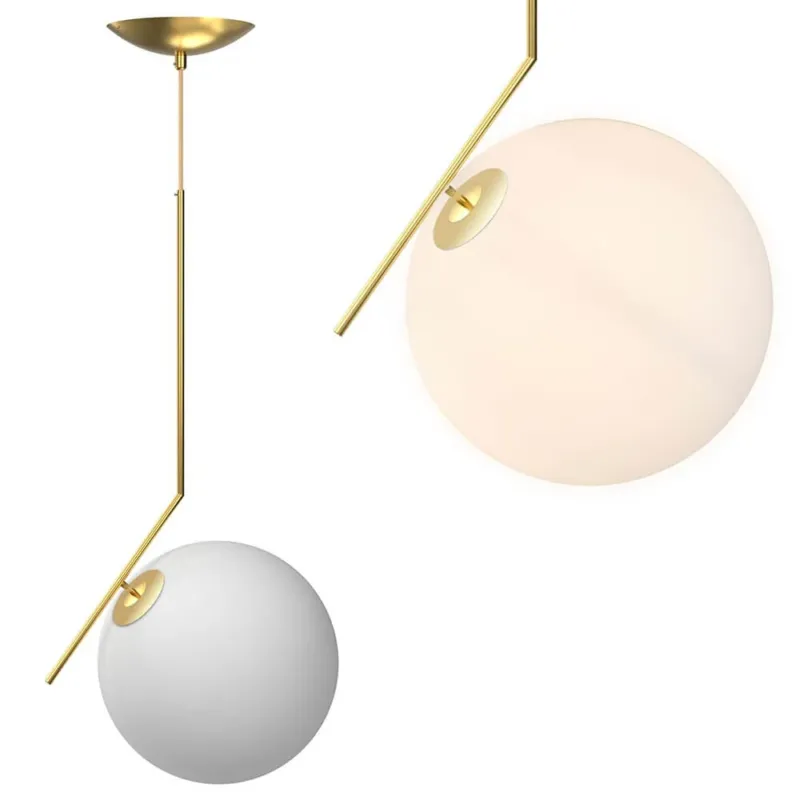 Non Perdere Lampadario Lampada Sospensione Sfera 20 cm Design Moderno Paralume Metallo Oro