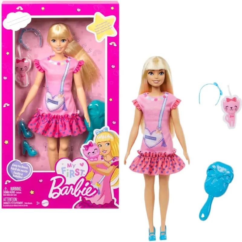 Prezzo Ridotto La Mia Prima Barbie Giocattolo Bambola Snodata Bambini con Accessori Idea Regalo
